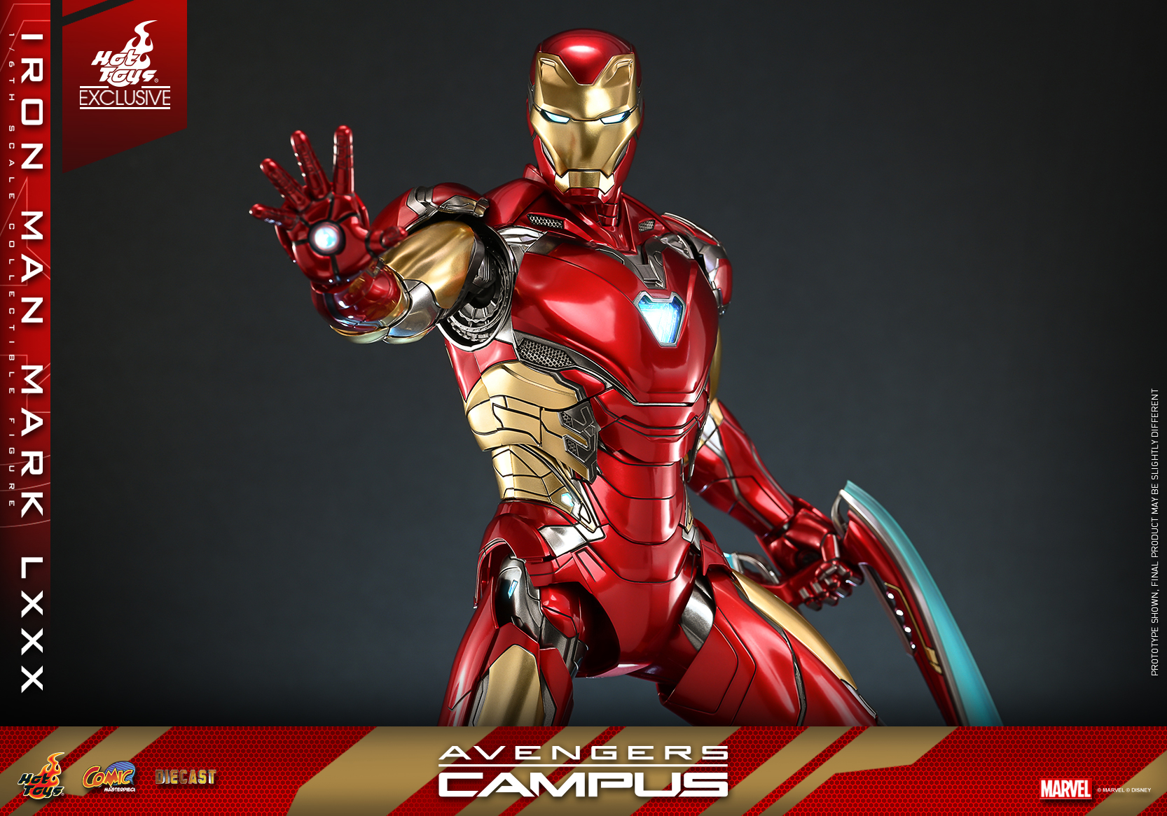 the Avengers Theme Park Iron Man Mark 80 alloy collectible figure
